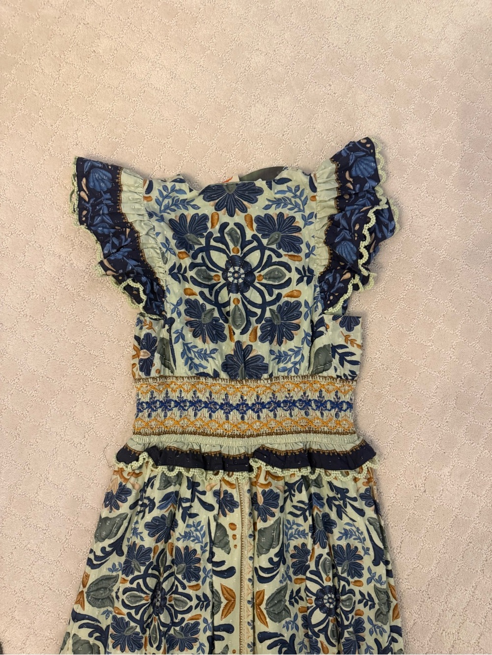 Farm Rio Ocean tapestry maxi dress - Picture 7 of 9